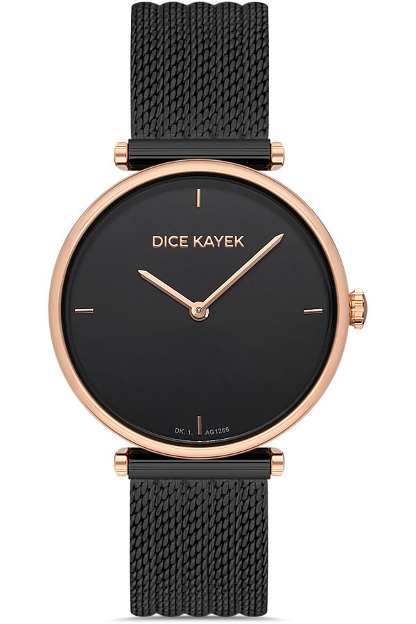 Dice Kayek Watch Black Black Trendyol