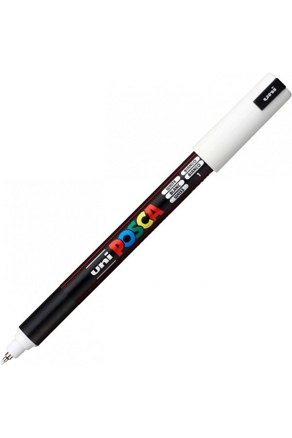 Uni-White 0.7 PC-1MR Posca Water-Based Marker 1