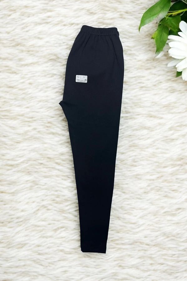 MOSTESS-Unisex Black Winter Tights Raised Comfortable Soft Mesh Thick Underwear Tights 1