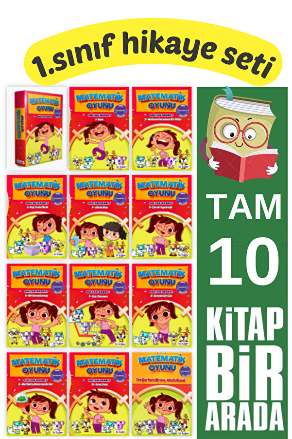 Ata Yayıncılık 1.ve 2.sınıflar Için Matematiği Sevdiren Ve Geliştiren Hikaye Seti