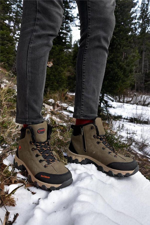 Liger Cold Proof Unisex Long Outdoor Trekking Boots Shoes Mink Trendyol