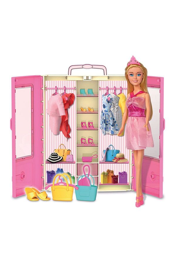 Do an Oyuncak Dunyas Linda s Wardrobe with Doll Barbie Wardrobe Barbie Clothes Wardrobe Barbie Wardrobe Trendyol