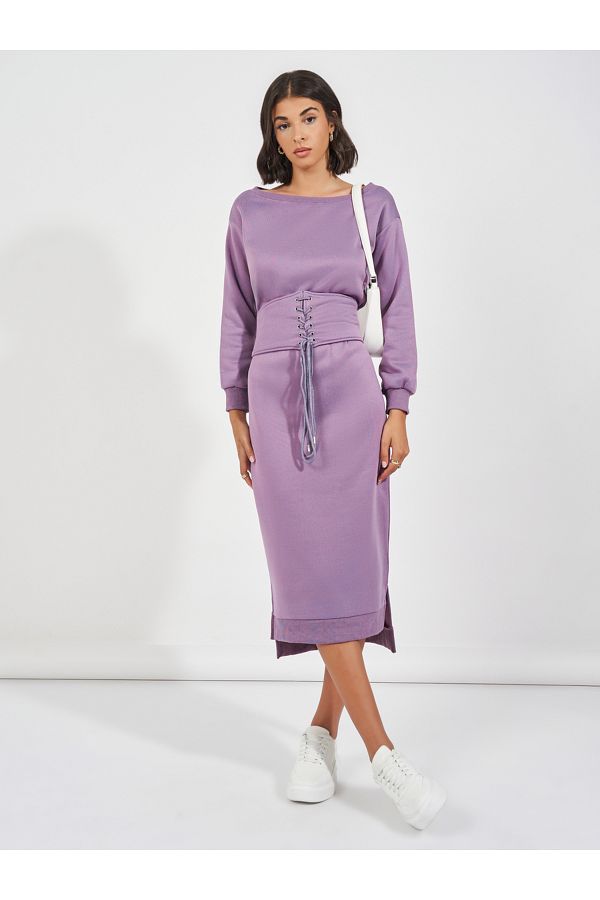 Sweatshirt midi dress shop