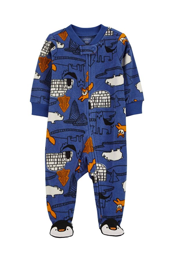 Carter's Erkek Bebek Polar Uyku Tulumu Mavi
