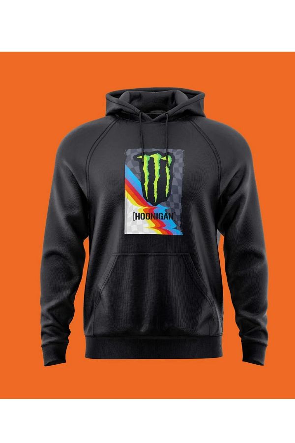 AEM Unisex Ken Block Monster Printed Hooded Oversize Hoodie Sweatshirt Trendyol