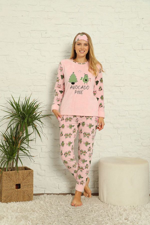 Pink avocado pajamas discount