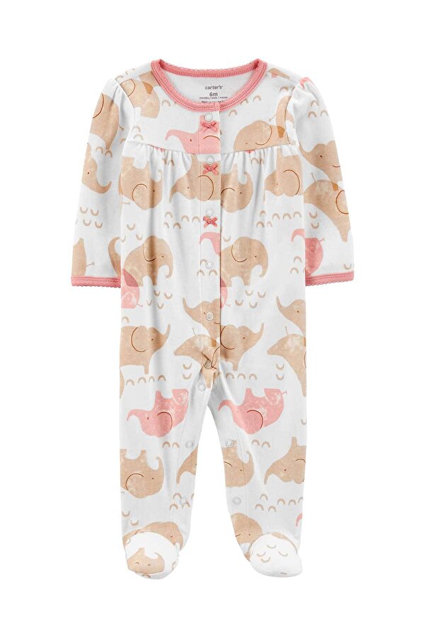 Carter's Kız Bebek Uyku Tulumu Krem