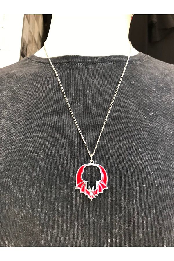 Red bat necklace discount