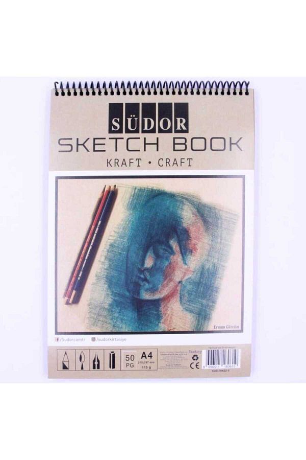 Südor-Kraft A4 Wire - Sketchbook, 115 Gr 50 Sheets 1