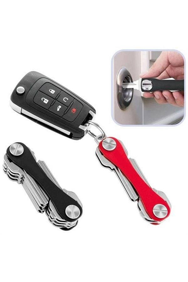 Buffer-® Practical Smart Keychain Key Organizer Apparatus 1