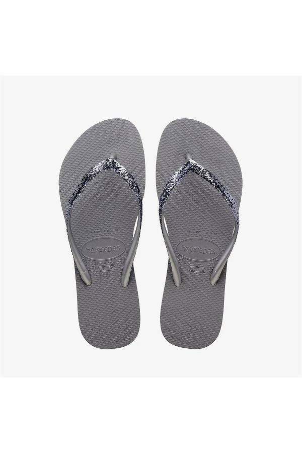 Havaianas silver glitter top