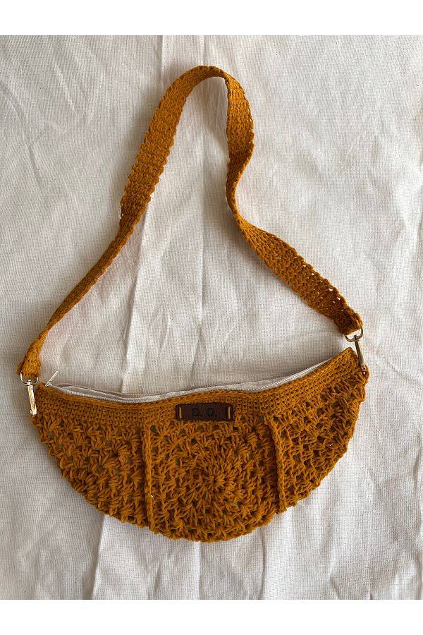 ddoo Crossbody Bag. Hand Knitted Velvet Rope Bag. Trendyol