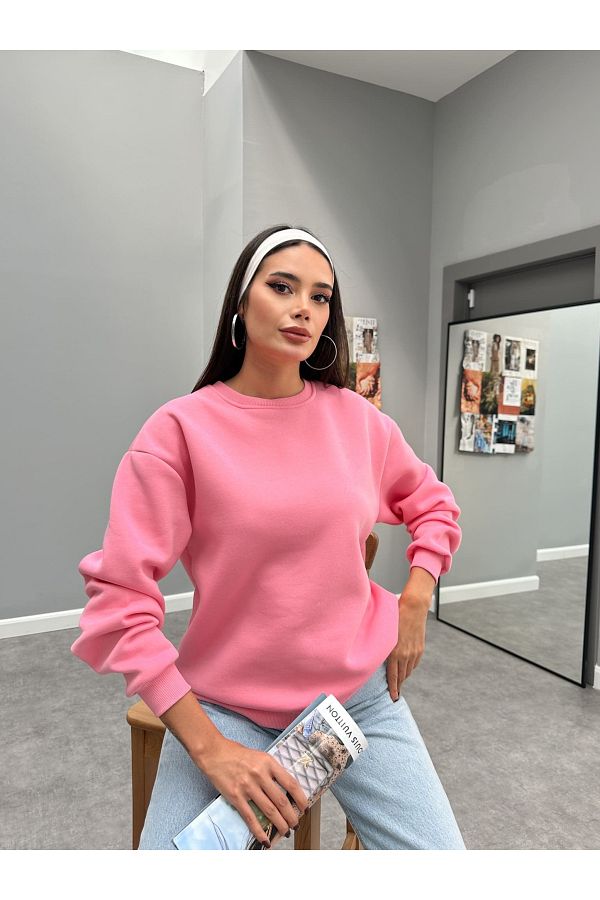 Oversize basic sweatshirt deals