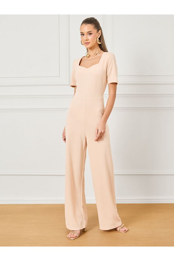 Sweetheart neck jumpsuit clearance