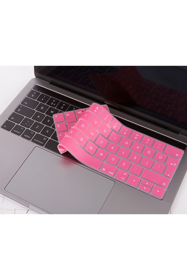 Mcstorey-MacBook Pro Case Keyboard Protector Turkish Q Printed Compatible with A1706 A1989 A2159 A1707 A1990 1
