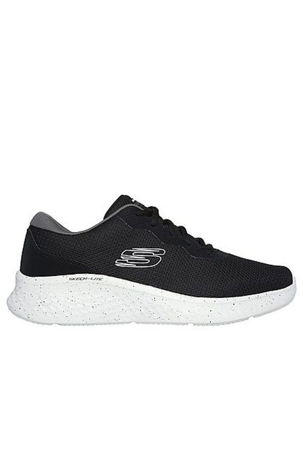 SKECHERS-Black and White Walking Shoes - 232830 -Bkw 1