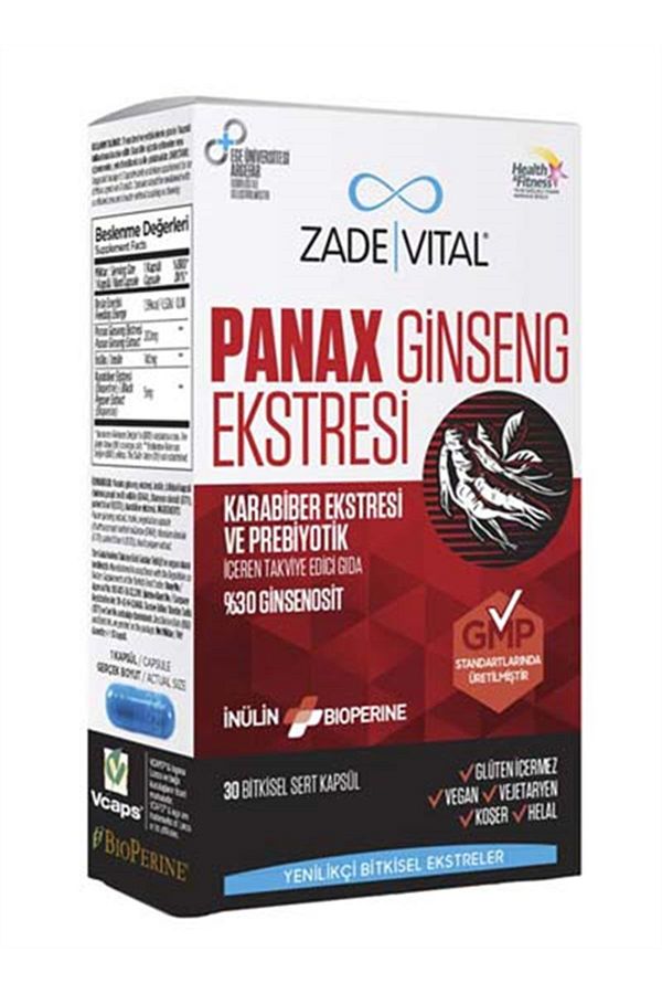 ZADEVİTA-Zade Vital Panax Ginseng Extract 30 Capsules 1