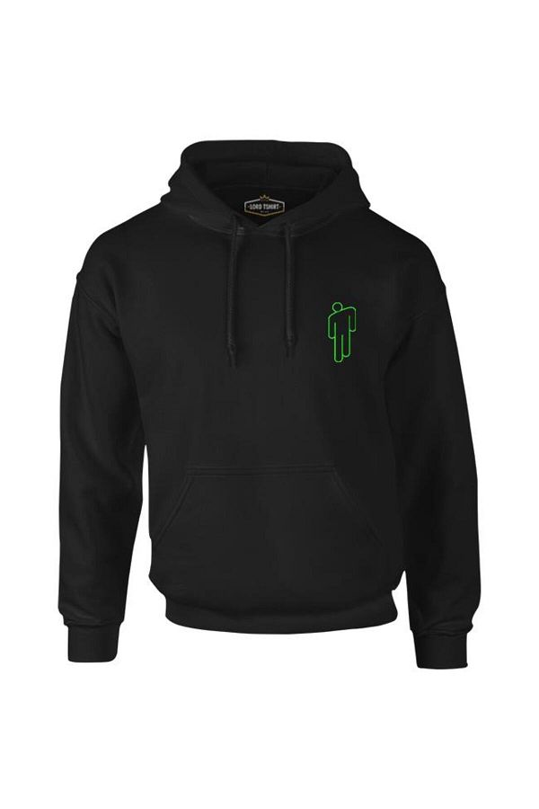 Lord T Shirt Billie Eilish Blohsh Logo Black Men s Zipperless Hoodie Trendyol