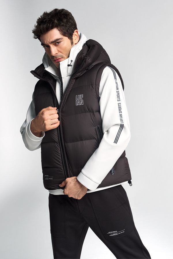 Goose feather vest hot sale