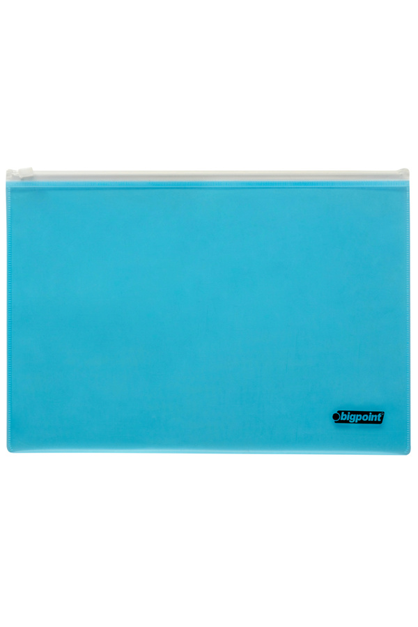Bigpoint-Blue A4 Pp Document File - 12 Ziplock Bags 1