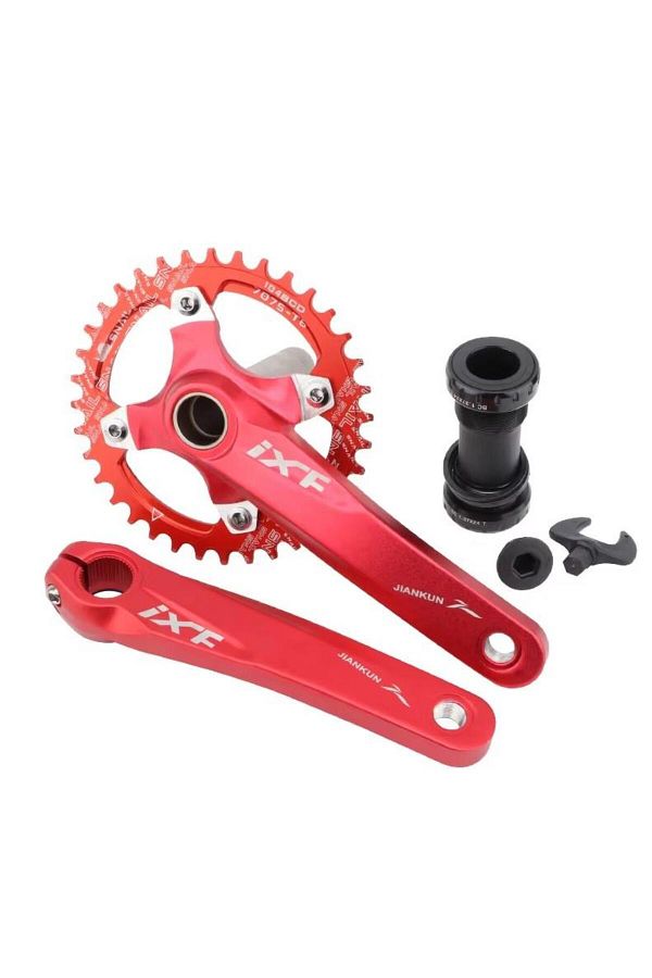 SARİSSA BİSİKLET-Ixf 32t - Single Leaf Chainring Set, Hub+Chainwheel+Leaf 104 Bcd Bicycle Crank 1