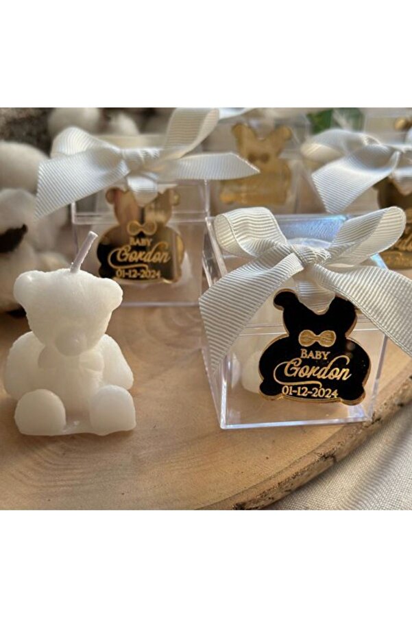 Creatölye Ayıcık Mum Kına, Söz, Nişan, Nikah, Düğün, Bebek, Babyshower, Doğum Günü Hediyelik