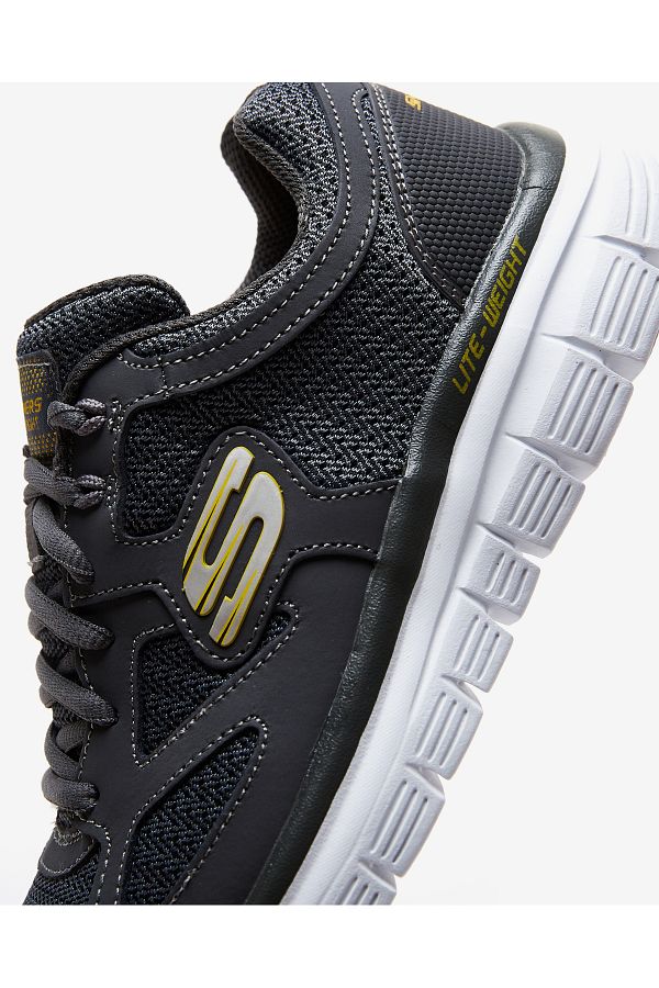 Skechers Lite - Weight Qtr Overlay W/two Men's Gray Sports Shoes 52635 Char  - Trendyol