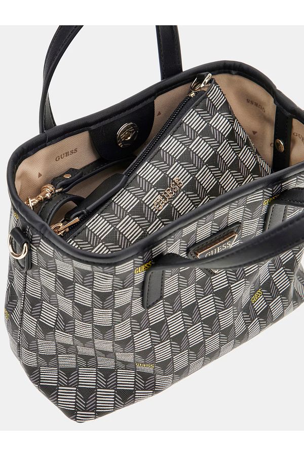 Guess Women s 3 in 1 Black Shoulder Bag with Mini Bag Hwjt93 44750 Blo Trendyol
