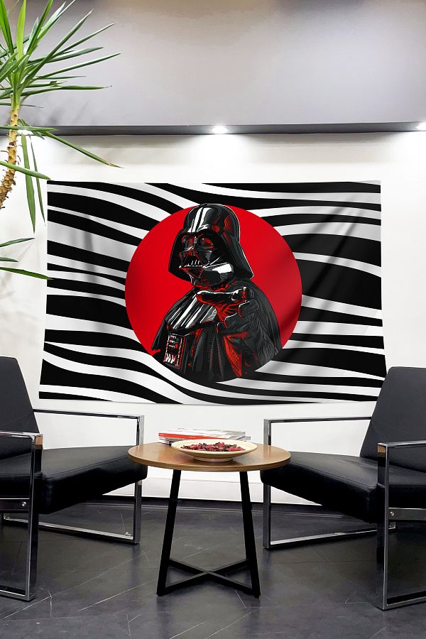 Dokumio- Light in Darkness: Darth Vader Wall Cloth " Star Wars Wall Tapestry Tapestry 1