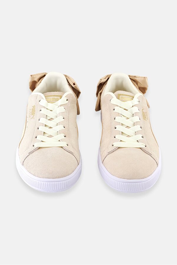 White Puma Bow Sneakers Puma Women Suede Bow Sneakers, Marshmallow