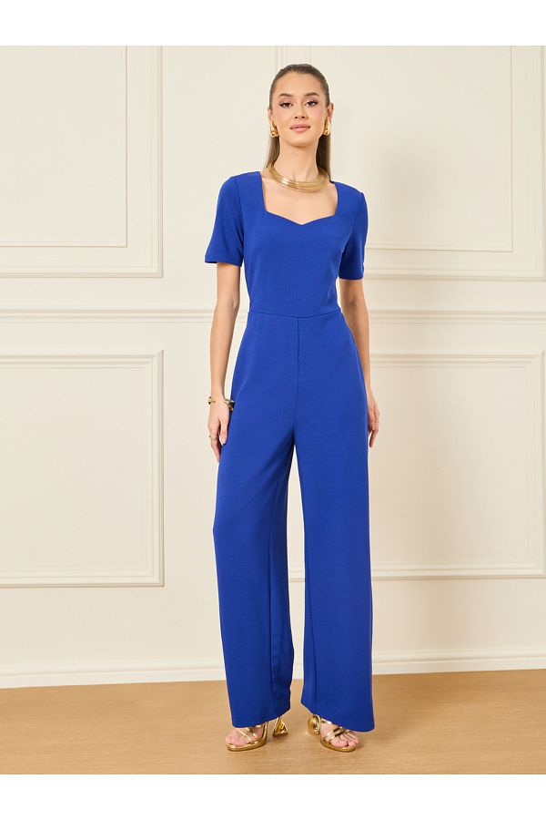 Sweetheart neck jumpsuit clearance