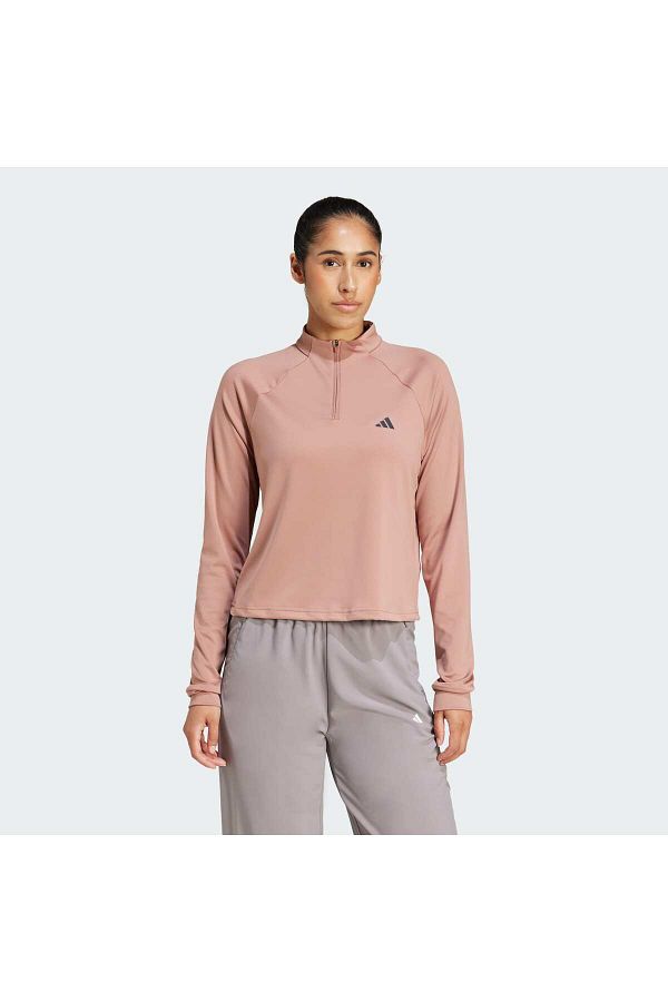 adidas-Train Essentials Горна част с 1/4 цип и минимално брандиране 1