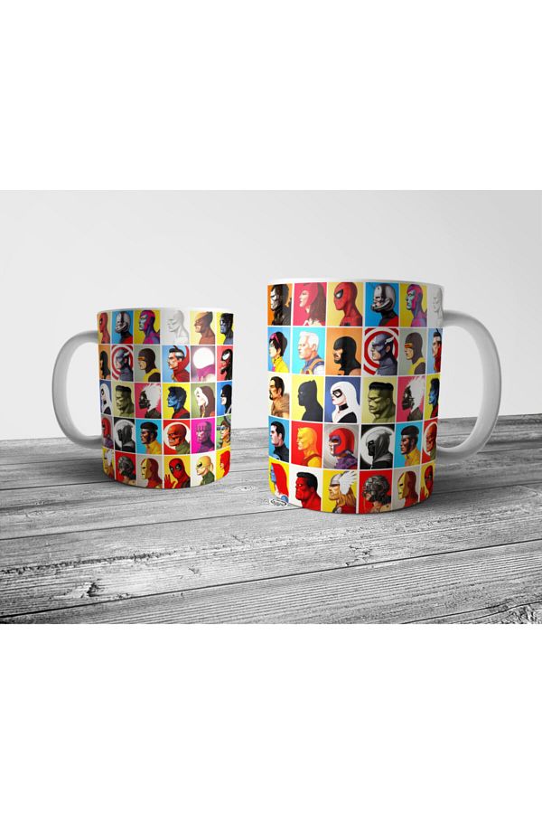 Pixxa-Marvel Heroes / Deadpool And Marvel Heroes Mug Model 2 1