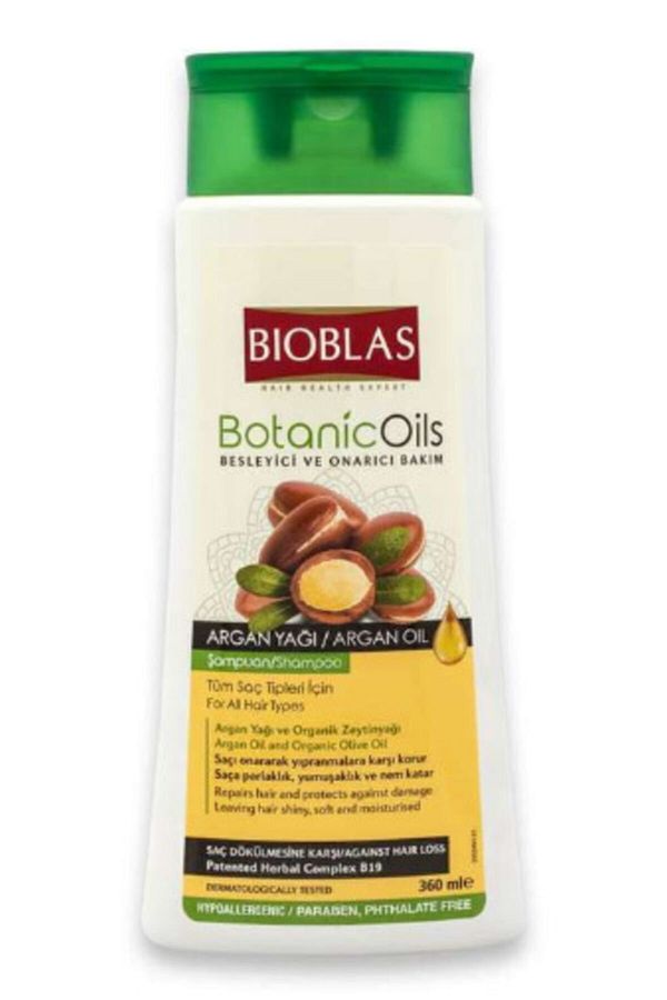 Bioblas-360 Ml Argan Oil Extract Shampoo - For All Hair Types 1