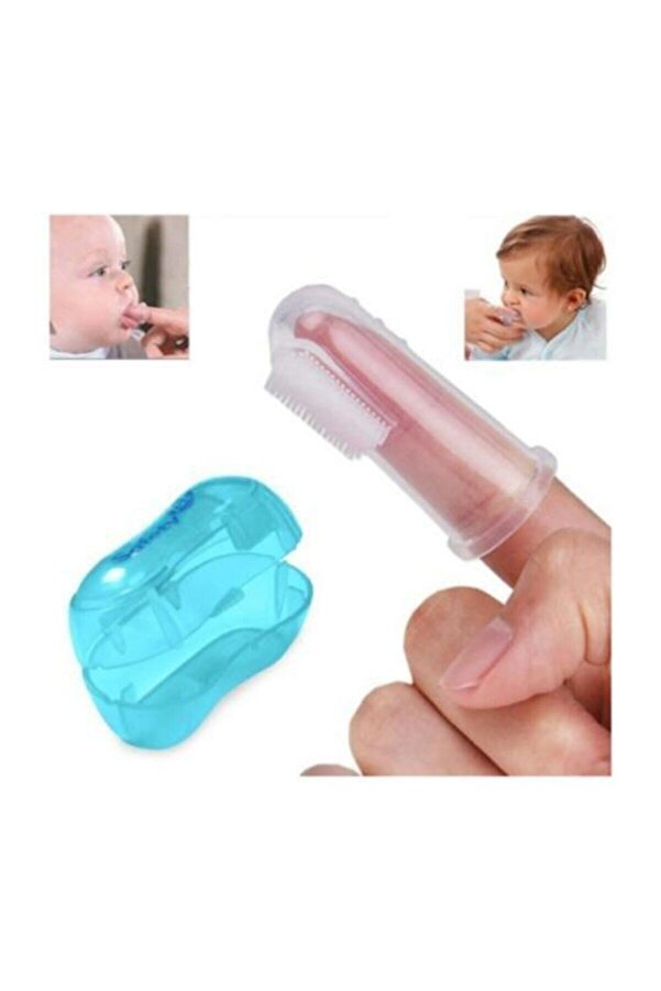 Bambino Parmak Diş Kaşıyıcı Mavi