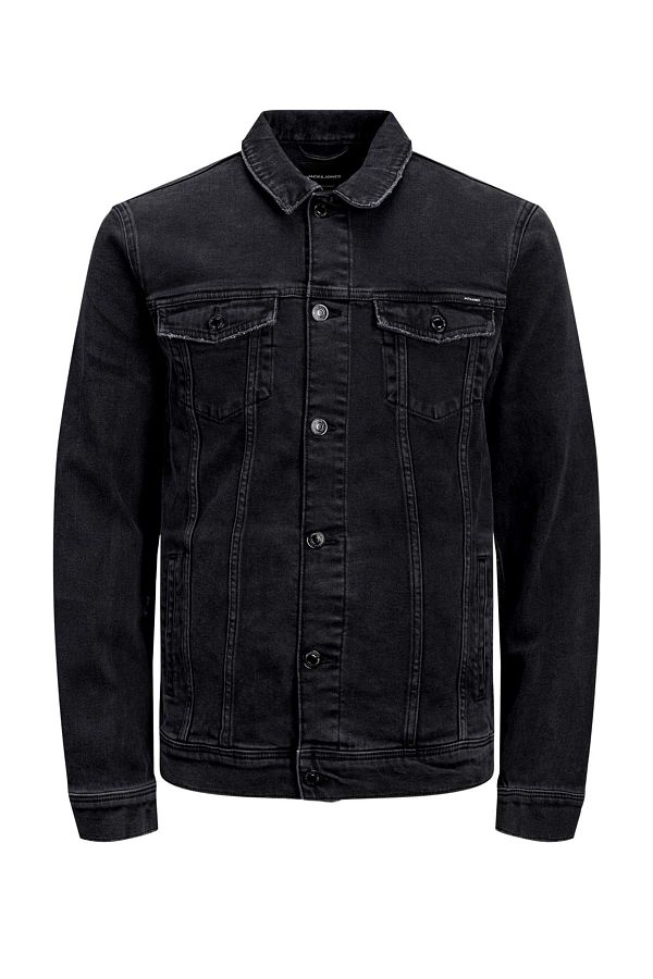 Jack Jones 12168696 Jack Jones Jjialvin Jjjacket Agi 015 Noos Men s Jacket Black Denim Trendyol