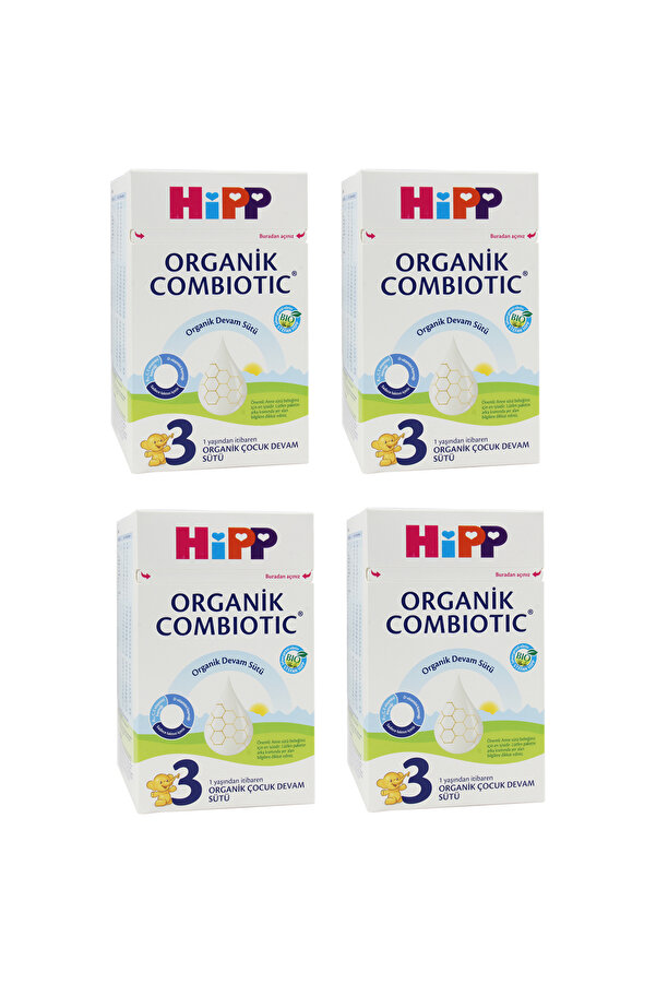 Hipp 3 Organik Combiotic 800 gr Devam Sütü 4 ADET