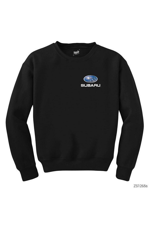 CrowsGate Subaru Logo Black Sweatshirt Trendyol