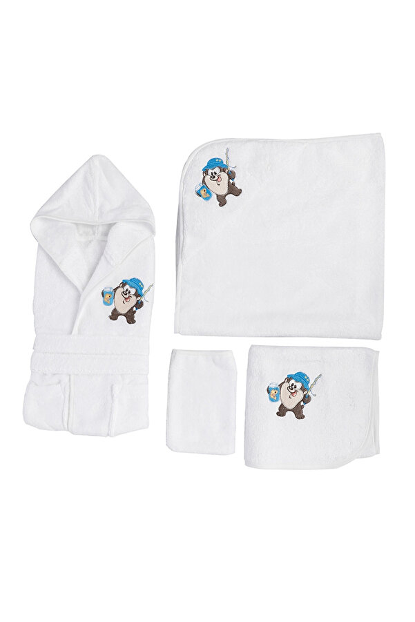 Özdilek Tazmania Lisans Nakışlı Bambu Yenidoğan Bebek Seti