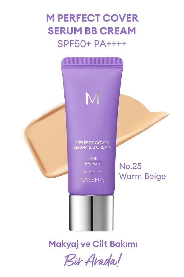 Missha-M Perfect Cover Serum Bb Cream - Ageing, Care and Bright Appearance, Spf50+/Pa++++ No:25 1