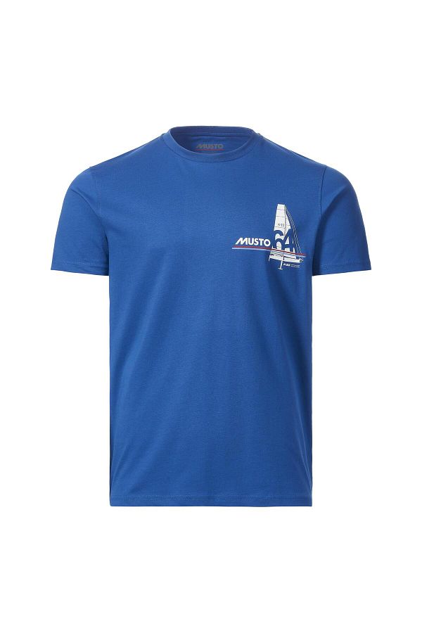 Musto-Men's T-Shirt - M Corsica Graphic SS Model 1