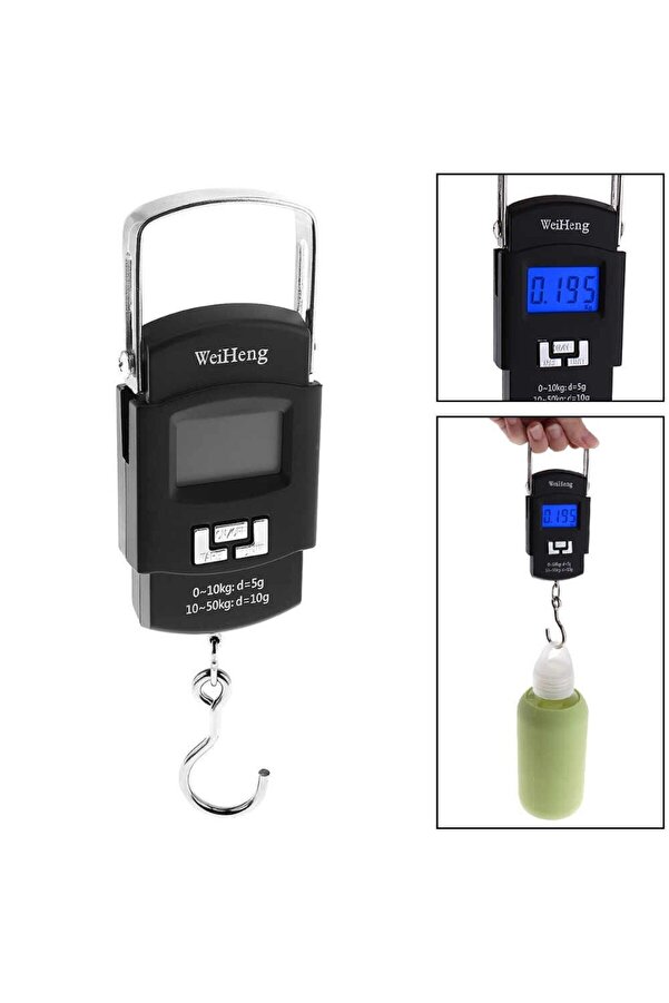 NLB TİCARET Professional Digital Hand Scale Hand Scale 50 kg / 20 Gr ...