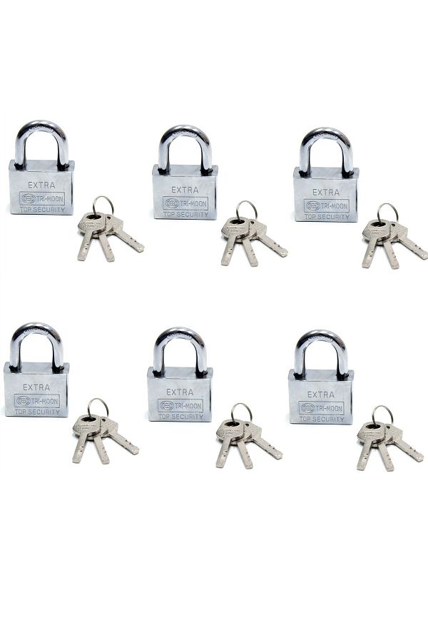 MarDyHome-Smart Keyed Padlock Set of 6 1