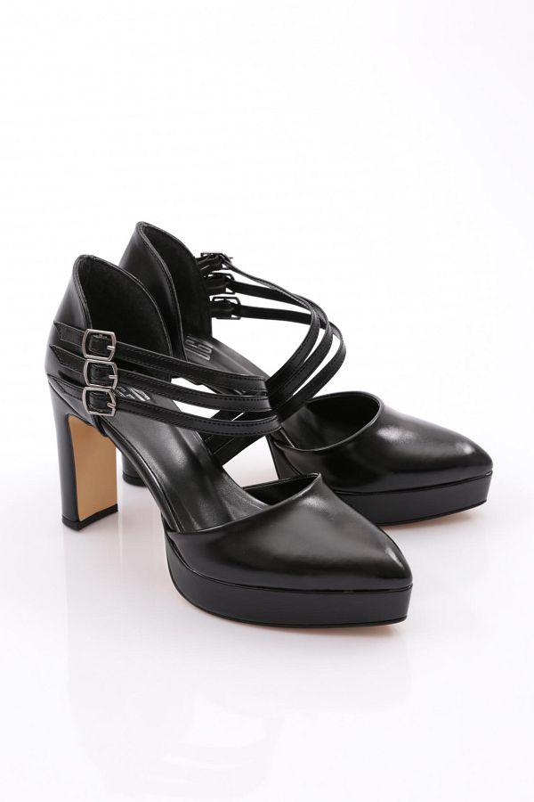 Dgn 218 Model Women s High Heel Shoes with Ankle Belt Trendyol