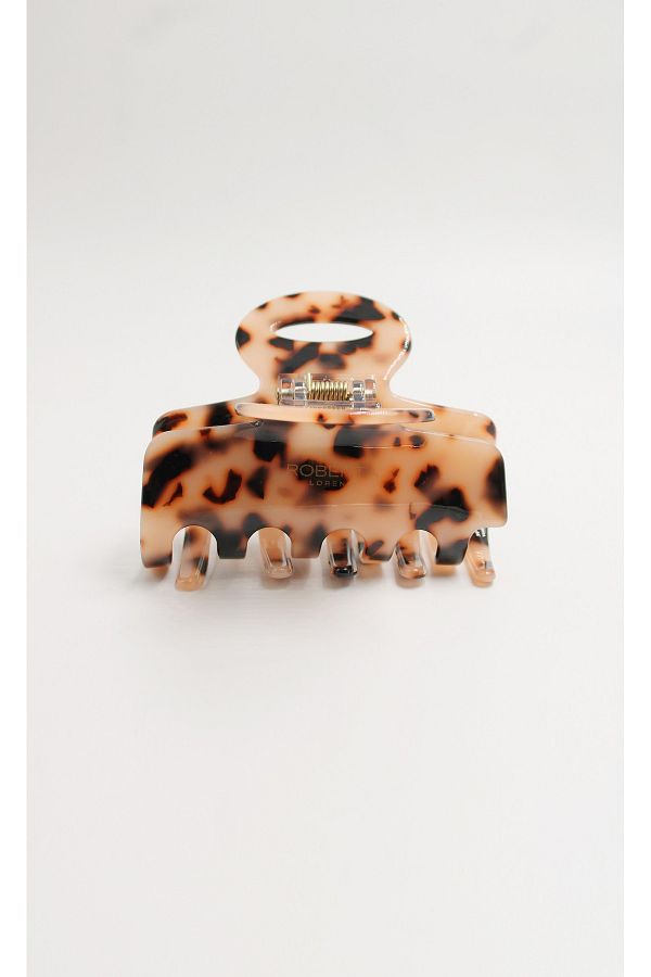 Roberta Lorenz-8 cm Written Leopard Patterned Acetate Latch Buckle 1