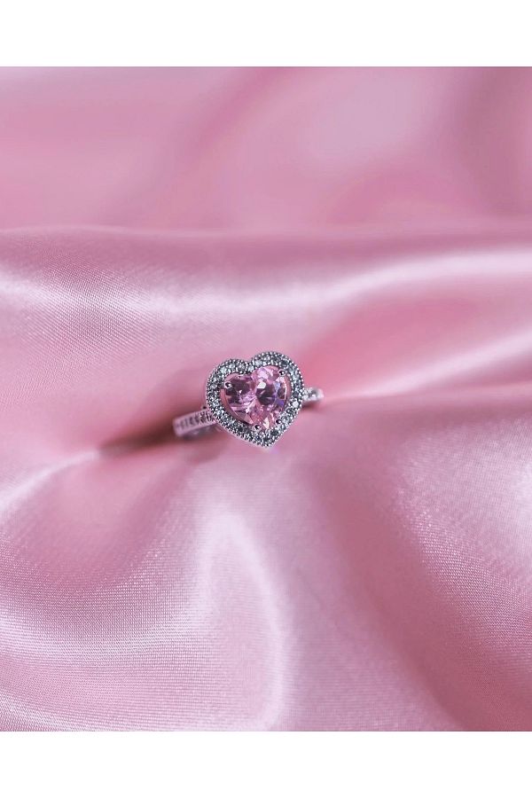 A IK ACCESSORIES Heart Ring Usagi Engagement Ring Trendyol