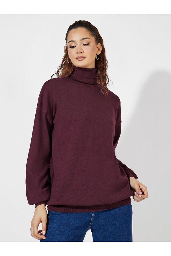 Roll neck turtleneck sales