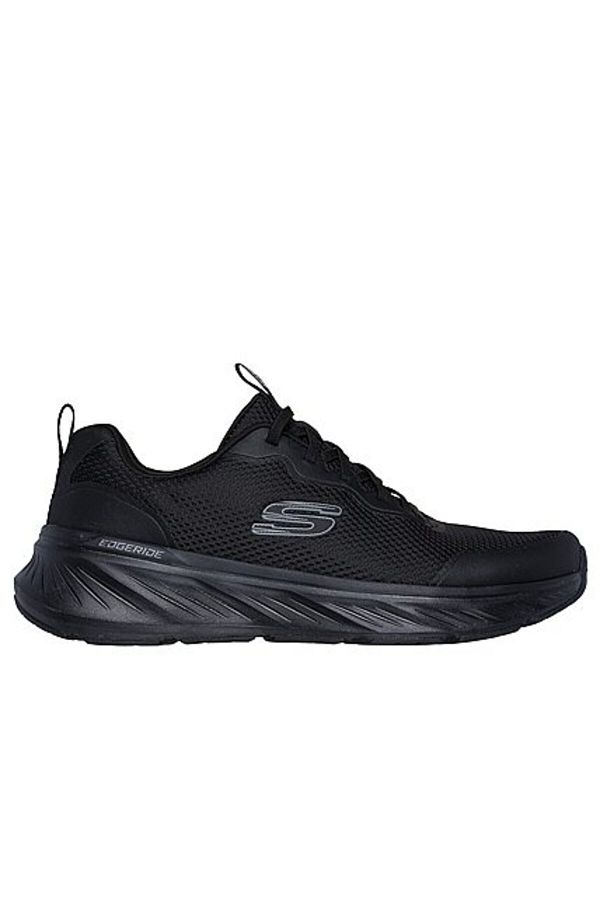 SKECHERS-Pánské černé vycházkové boty 1