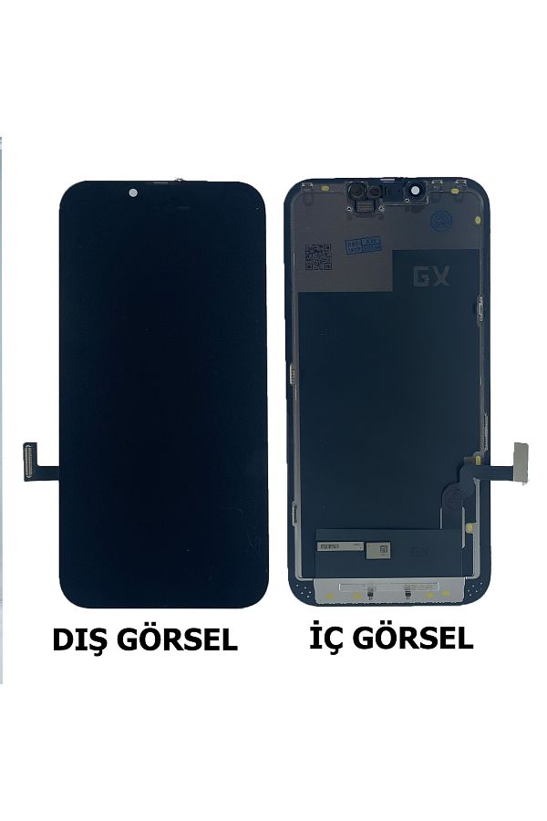 Nettech-Teknonet iPhone 13 Compatible Gx Oled Lcd Touch Slatted - Black 1