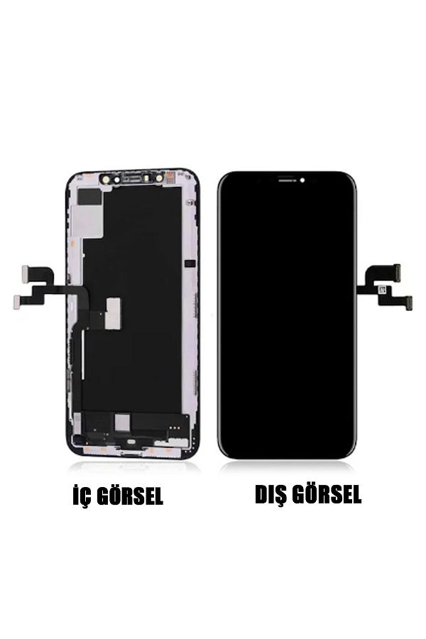 Nettech-Teknonet iPhone XS Compatible Gx Oled Lcd Touch Slatted - Black 1